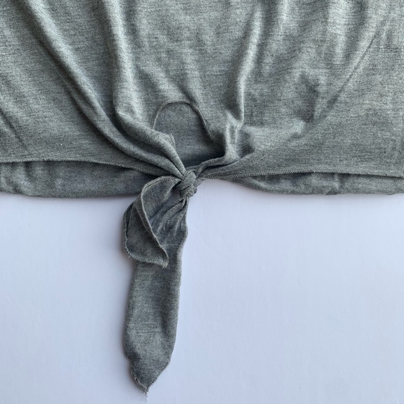 Bride Tribe front tie t-shirt Grey BNWT  S - Picture 6 of 8